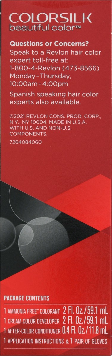 slide 9 of 9, Revlon Colorsilk 60 Dark Ash Blonde Vegan Keratin Permanent Hair Color 1 Each, 1 ct