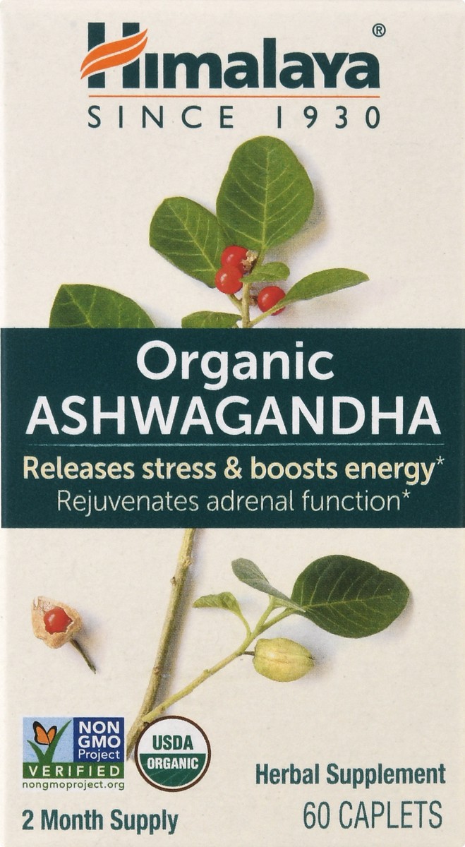 slide 4 of 12, Himalaya Organic Caplets Ashwagandha - 60 ct, 60 ct