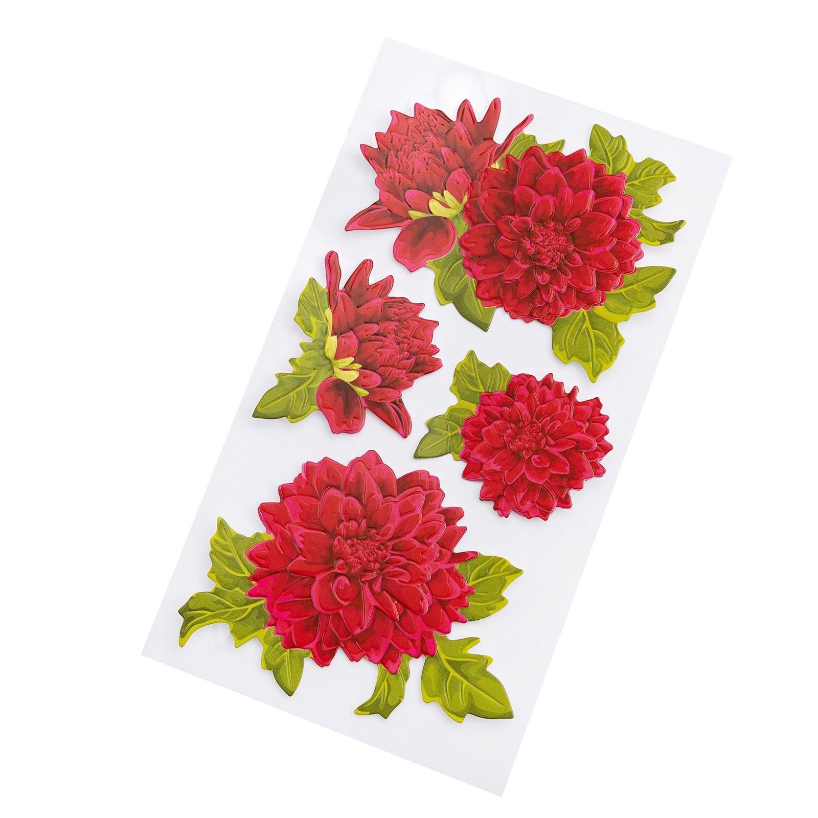 slide 4 of 4, Dahlia Stickers By Recollections, 3.75 in x 6.75 in