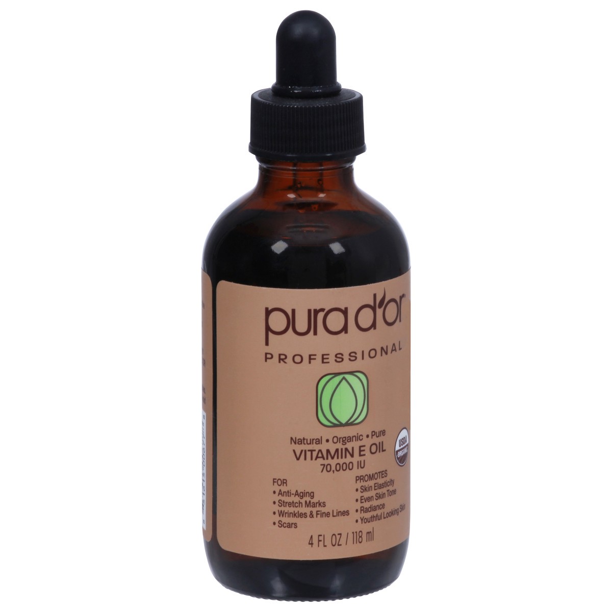 slide 2 of 9, PURA D'OR Professional Vitamin E Oil 4 fl oz, 4 fl oz