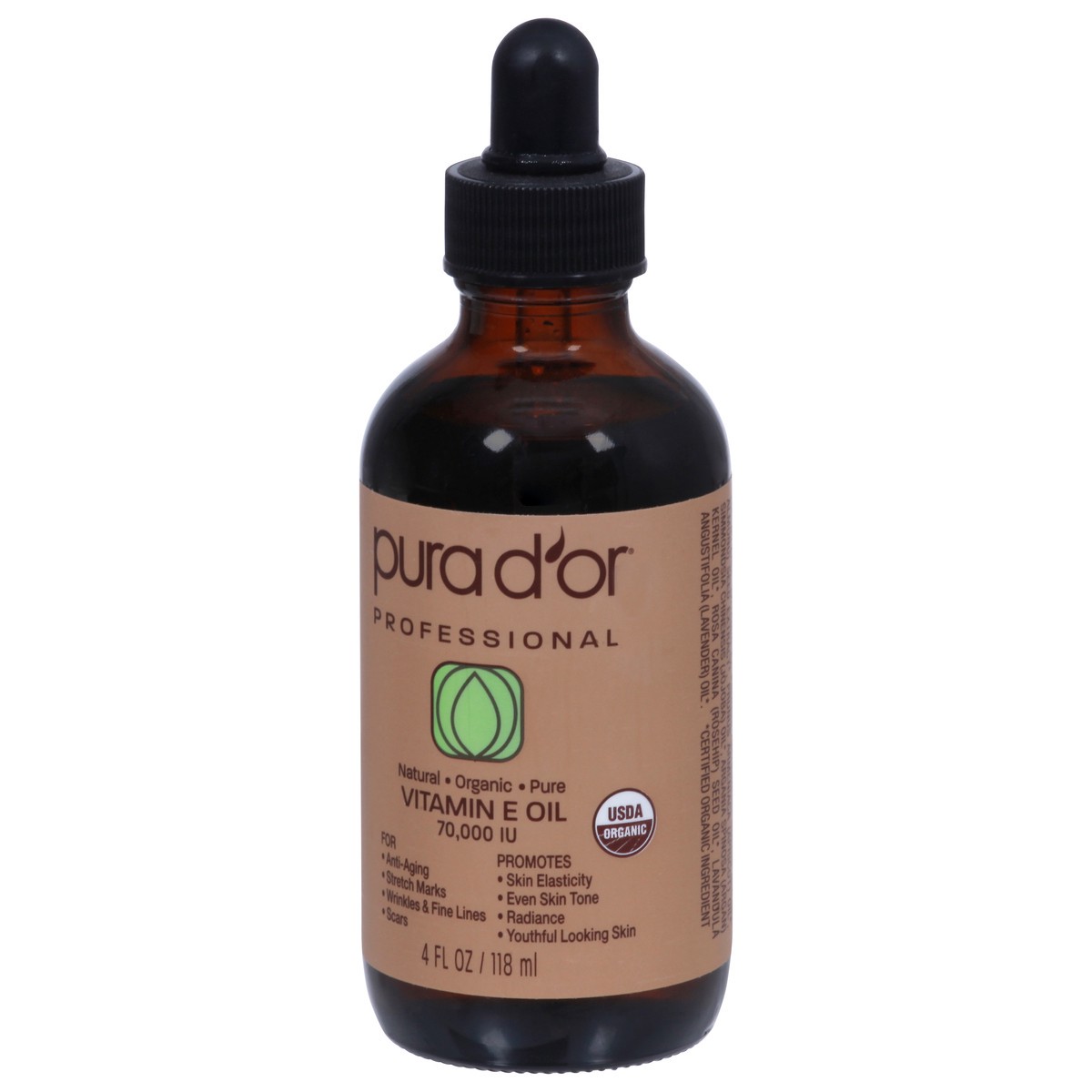 slide 3 of 9, PURA D'OR Professional Vitamin E Oil 4 fl oz, 4 fl oz