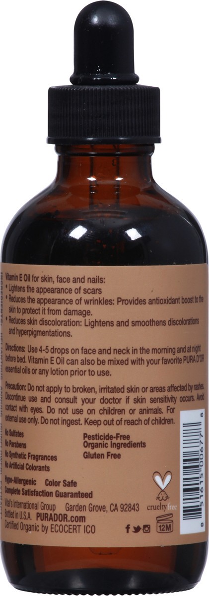 slide 5 of 9, PURA D'OR Professional Vitamin E Oil 4 fl oz, 4 fl oz
