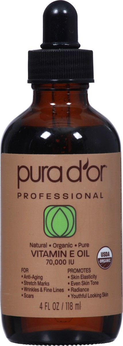 slide 4 of 9, PURA D'OR Professional Vitamin E Oil 4 fl oz, 4 fl oz