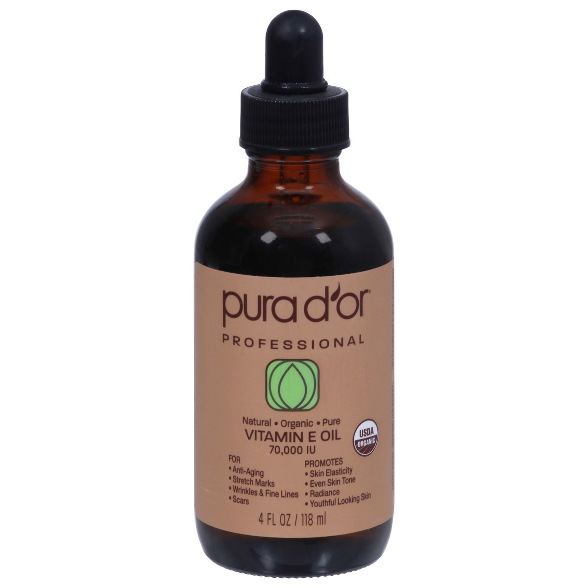 slide 1 of 9, PURA D'OR Professional Vitamin E Oil 4 fl oz, 4 fl oz