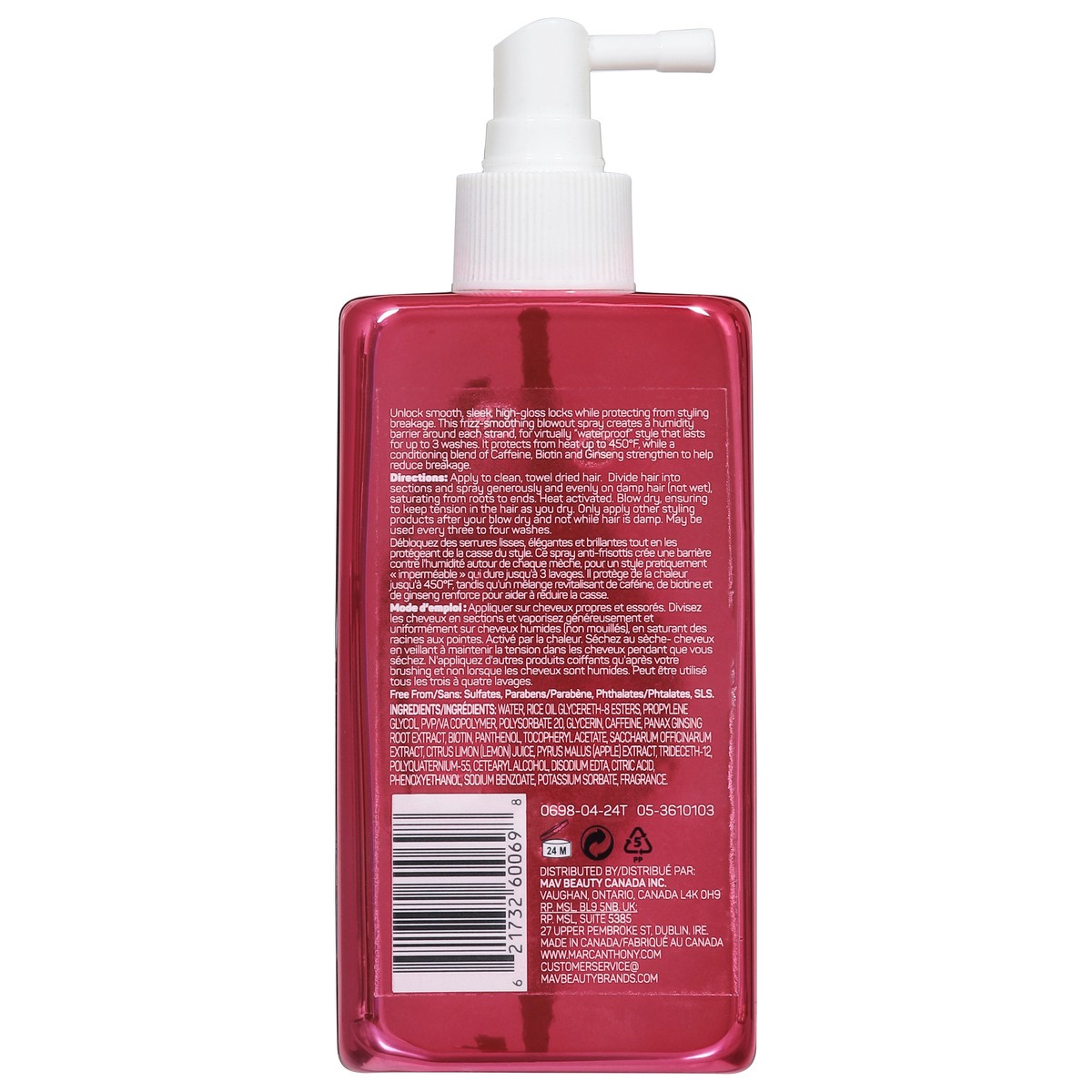 slide 11 of 13, Marc Anthony Grow Long Smooth Coat Blow Out Spray 6.7 fl oz, 6.7 fl oz