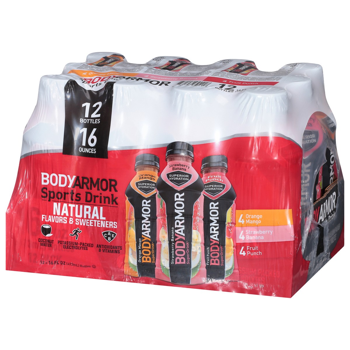 slide 5 of 9, BODYARMOR Variety Pack - 12 ct; 16 oz, 12 ct; 16 oz
