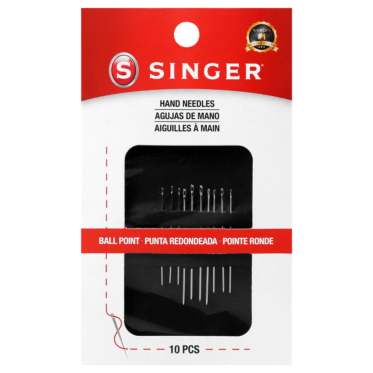 slide 1 of 2, Singer Hand Needle Ball Asst, 10 ct