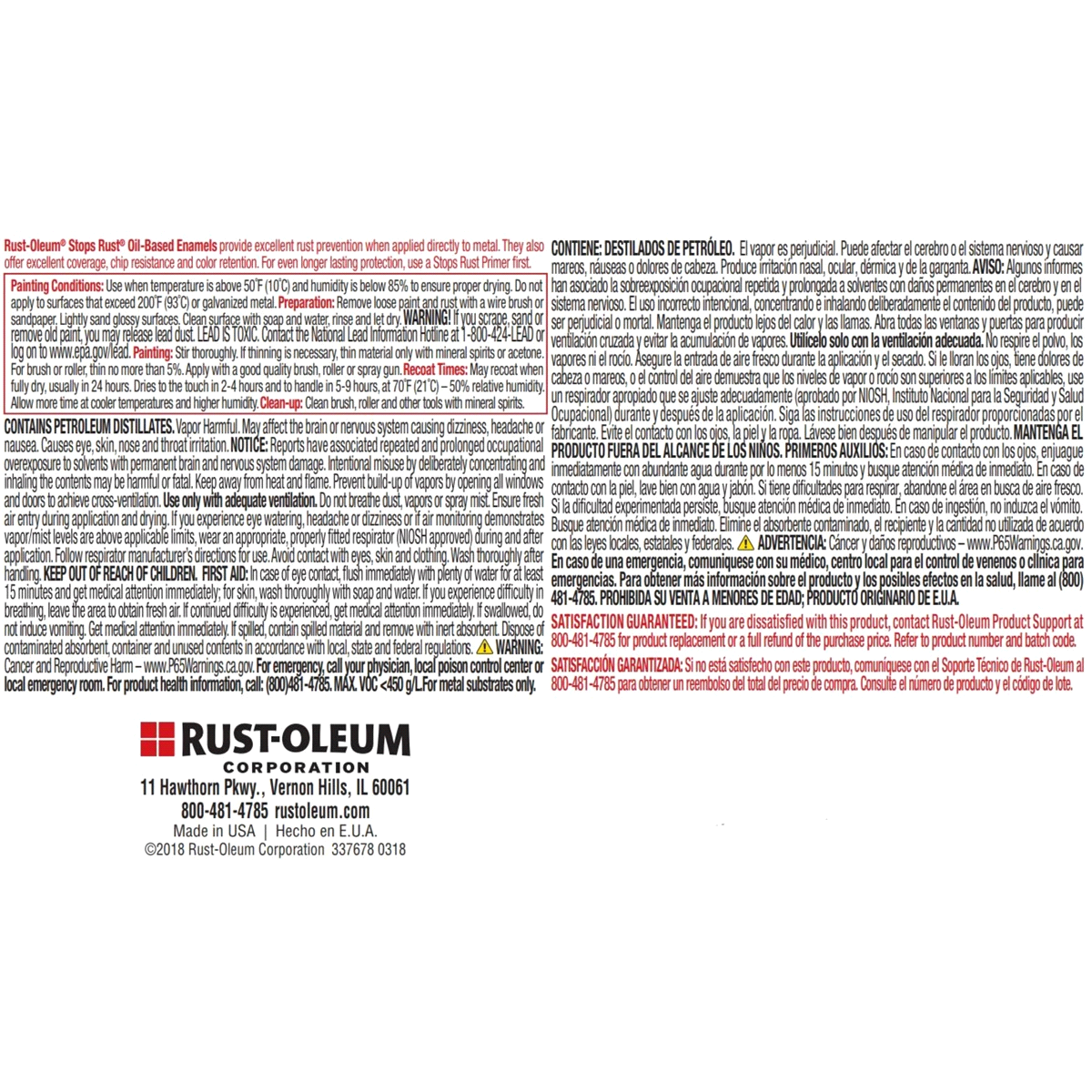 slide 5 of 5, Rust-Oleum Stops Rust Protective Enamel Paint - 7790502, Flat White, 32 fl oz