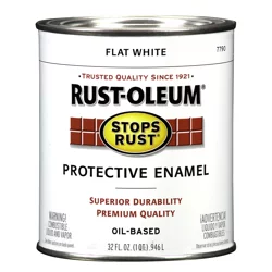Rust-Oleum Stops Rust Protective Enamel Paint - Flat White