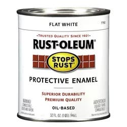 Rust-Oleum Stops Rust Protective Enamel Paint - Flat White