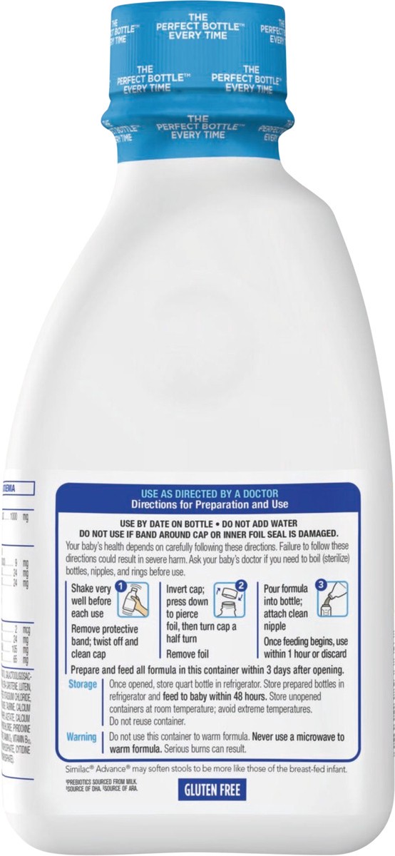 slide 2 of 5, Similac Advance 0-12 Months OptiGro Milk-Based Infant Formula with Iron 32 fl oz, 32 fl oz