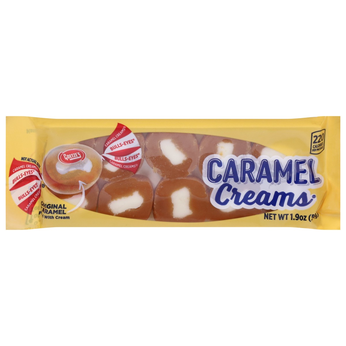 slide 1 of 9, Goetze's Caramel Creams 1.9 oz, 1 ct