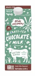 Zeal Creamery Grade A Ultra-Pasteurized Grass-Fed Chocolate Whole Milk