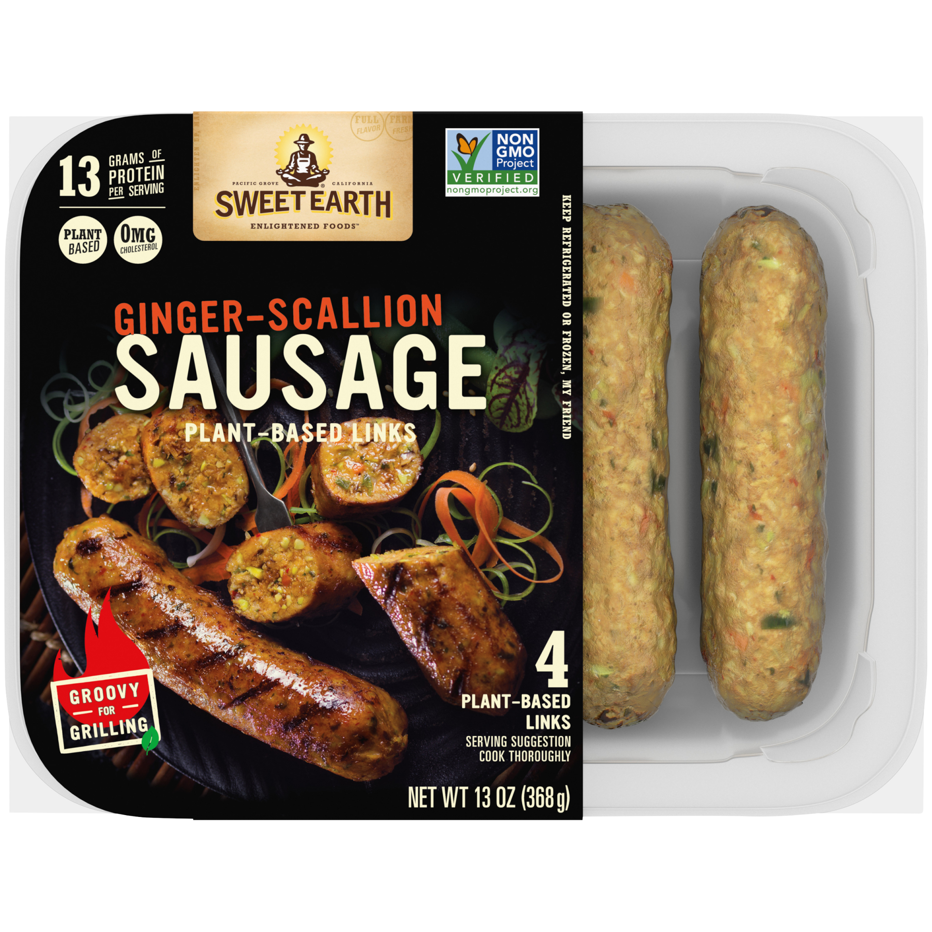 slide 1 of 1, SWEET EARTH Sausage Asian 13oz. Box, 13 oz