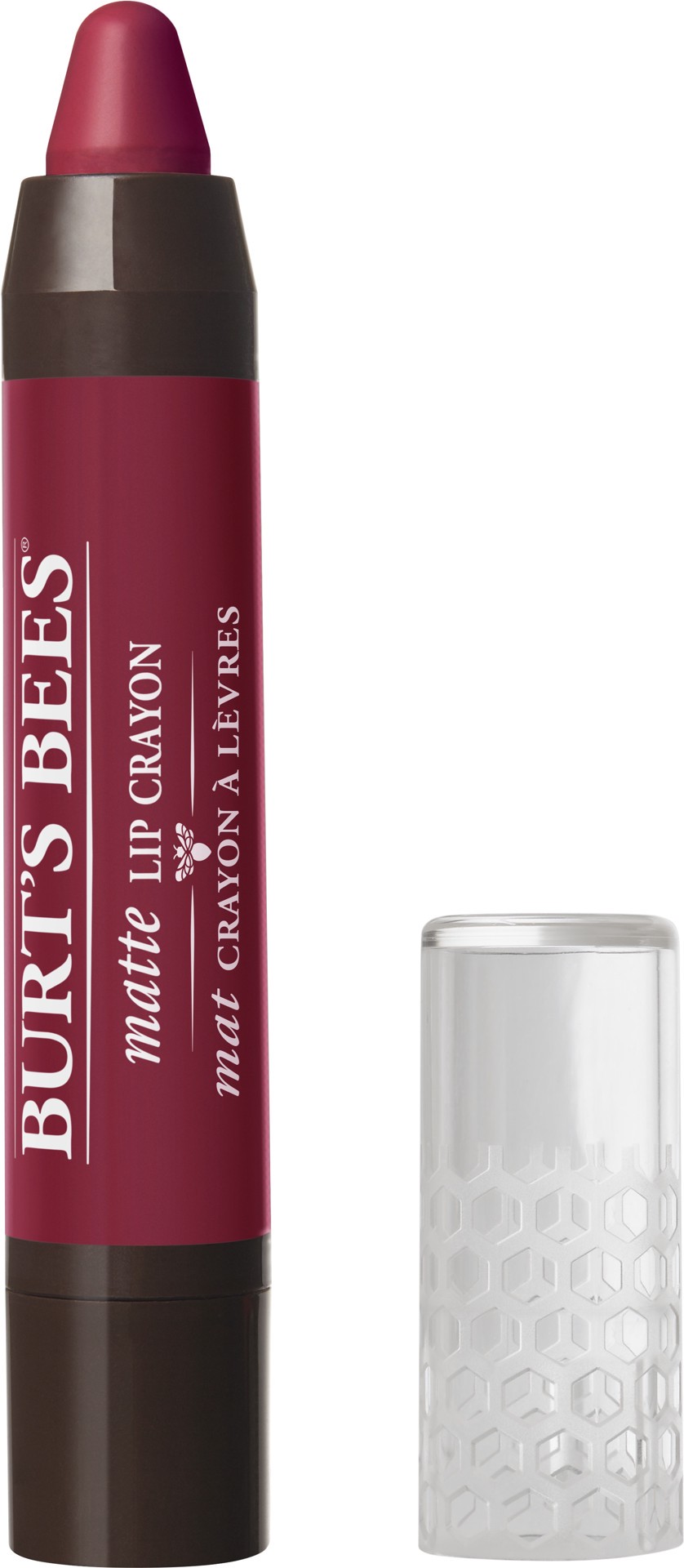 slide 1 of 4, Burt's Bees 100% Natural Origin Moisturizing Matte Lip Crayon, Napa Vineyard - 1 Crayon, 1 ct