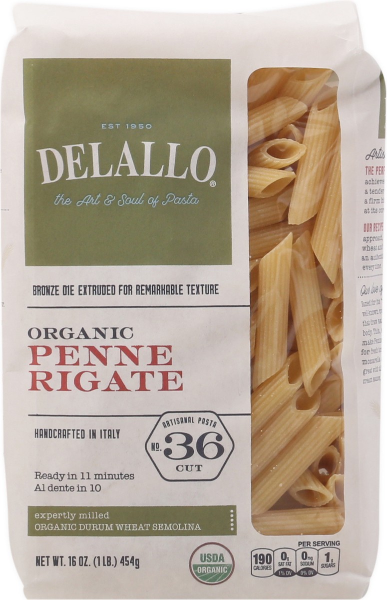 slide 2 of 13, Delallo Organic Penne Receta, 16 oz