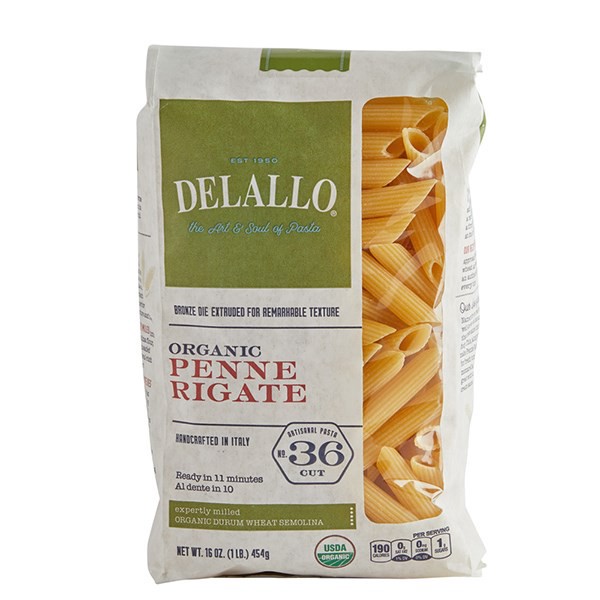 slide 1 of 13, Delallo Organic Penne Receta, 16 oz