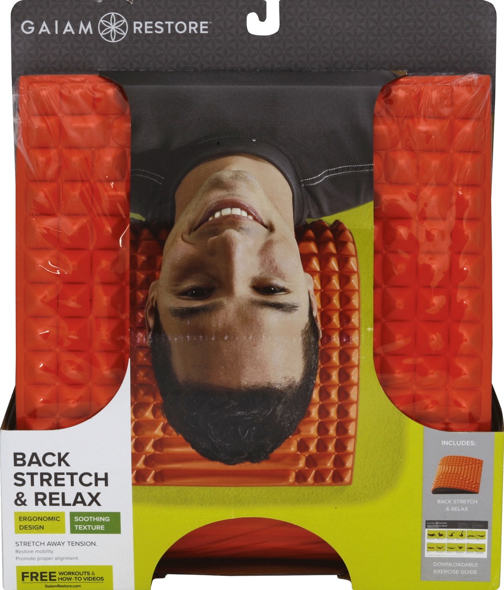 slide 1 of 5, Gaiam Back Stretch & Relax 1 ea, 1 ct