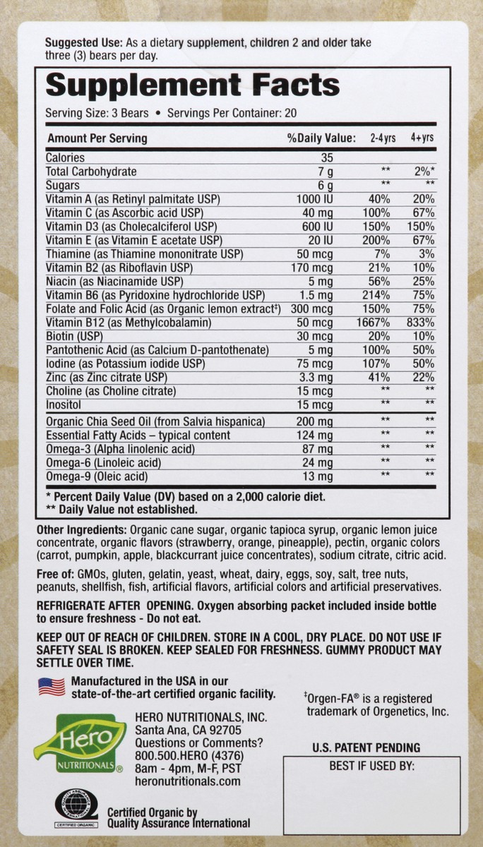 slide 4 of 13, Yummi Bears Vitamins 60 ea, 60 ct