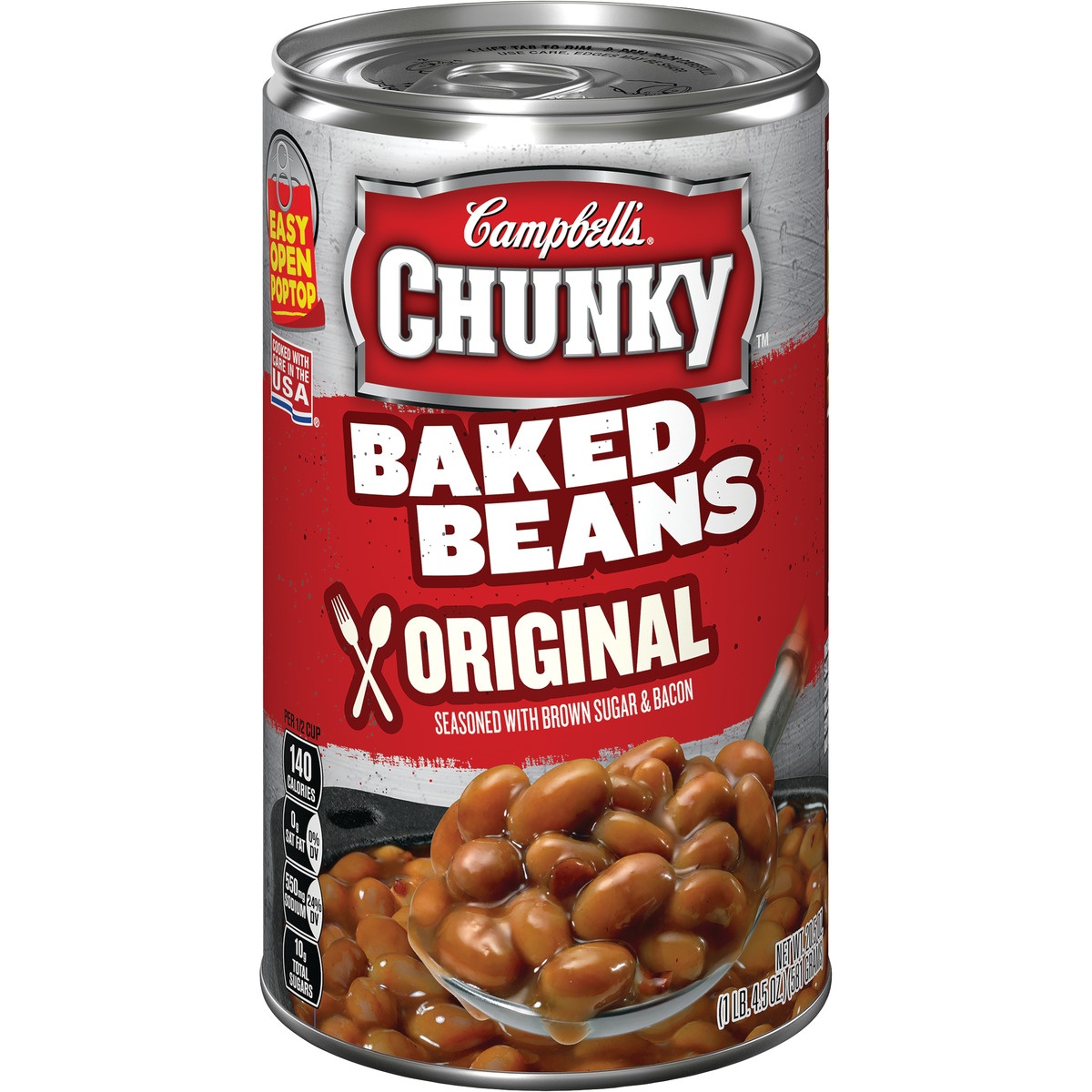 slide 1 of 1, Campbell's® Chunky® Baked Beans Original, 20.5 oz., 20.5 oz