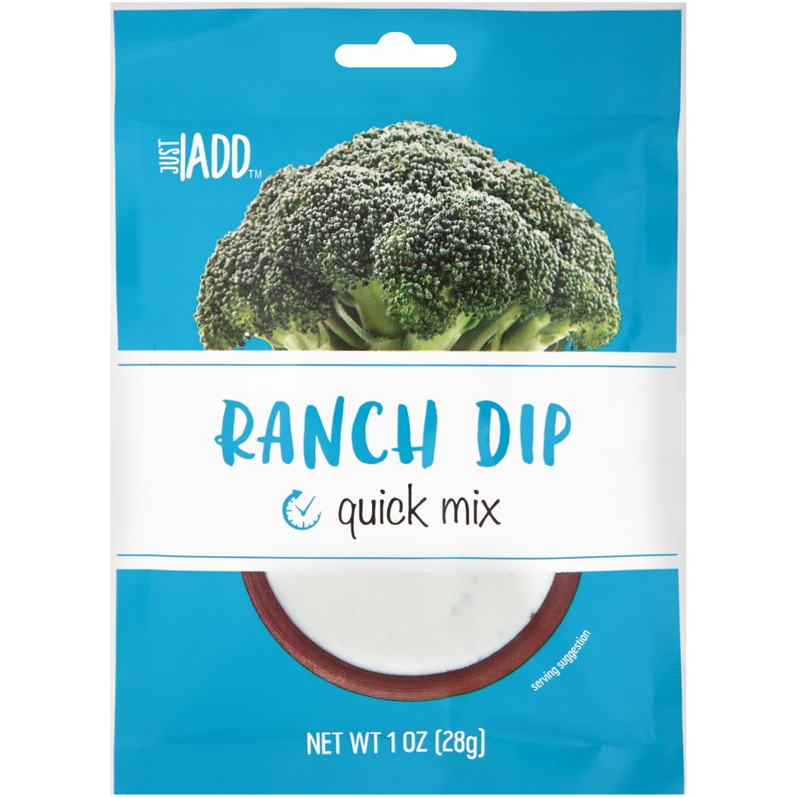 slide 1 of 1, Just Add Ranch Dip Quick Mix, 1 oz