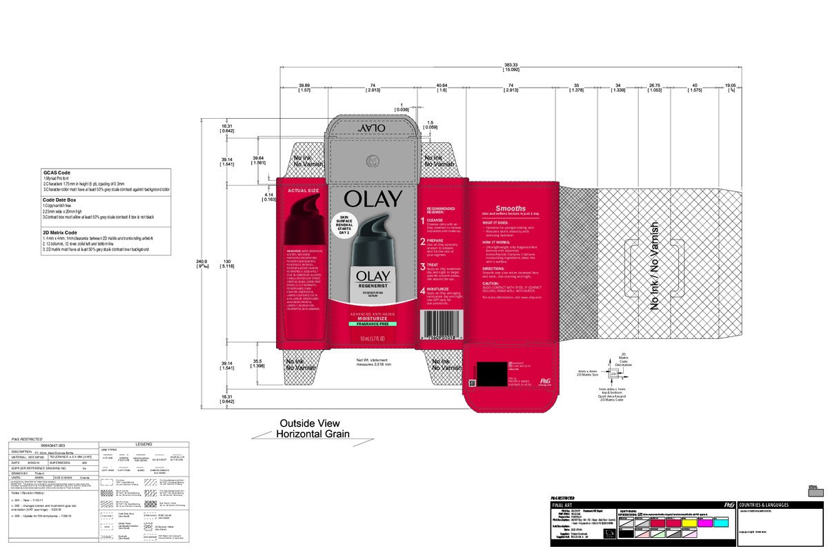 slide 6 of 13, Olay Regenerist Regenerating Serum, Fragrance-Free, Light Gel Face Moisturizer, 1.7 fl oz, 1.7 fl oz