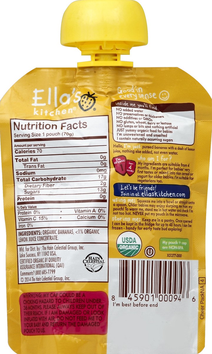 slide 6 of 6, Ella's Kitchen Puree 2.5 oz, 2.5 oz