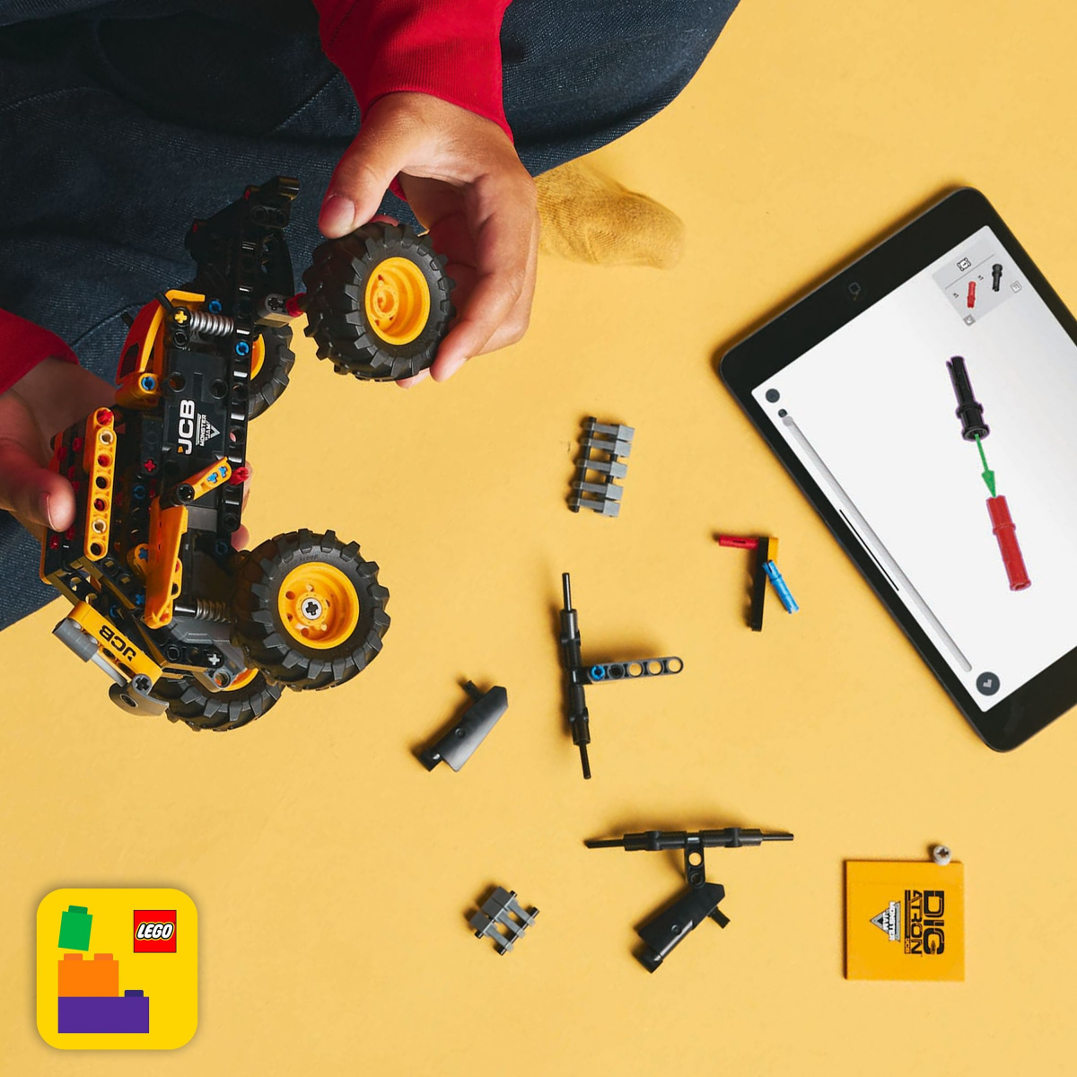 slide 14 of 21, LEGO Technic Monster Jam DIGatron Pull-Back Monster Truck Building Toy 42199, 1 ct