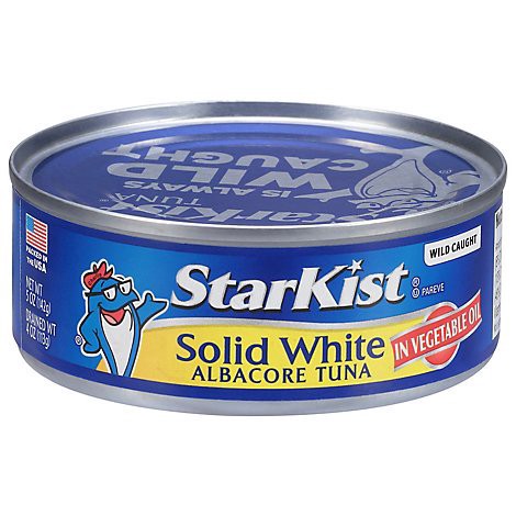 slide 1 of 1, Starkist Tuna Albacore Solid White In Vegetable Oil - 4.5 Oz, 4.5 oz