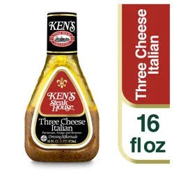 Ken's Steak House Three Cheese Italian Salad Dressing 16 fl oz