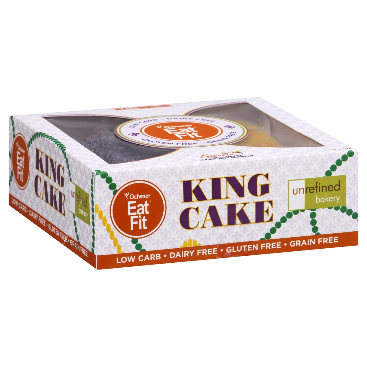 slide 5 of 12, Caluda Mini King Cake, 4 oz