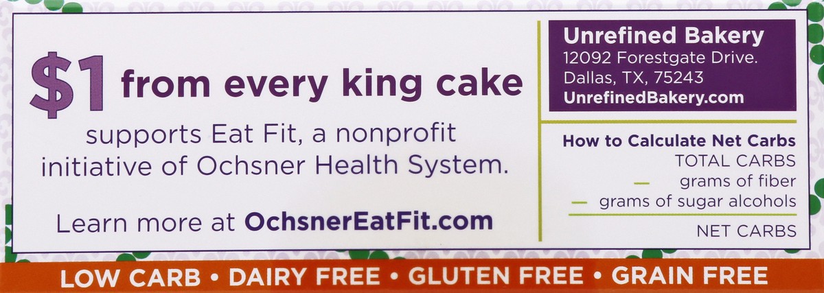 slide 6 of 12, Caluda Mini King Cake, 4 oz