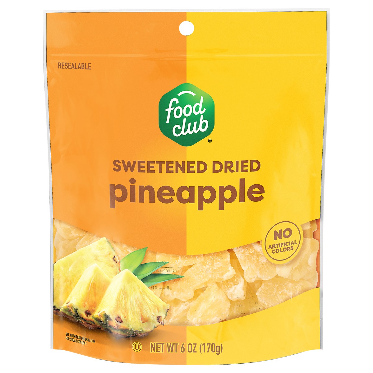 slide 2 of 4, Fclub Dried Pineapple, 6 oz