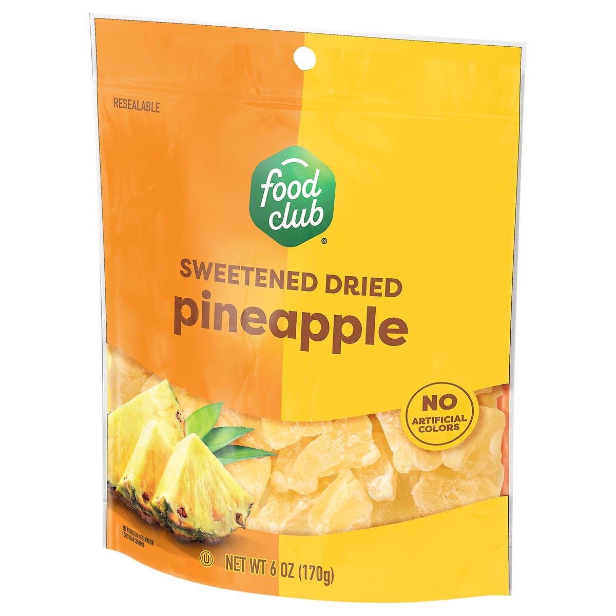 slide 4 of 4, Fclub Dried Pineapple, 6 oz