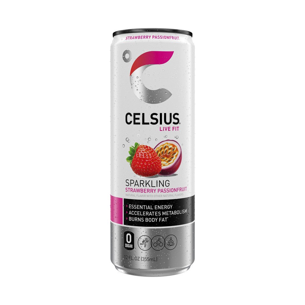 slide 4 of 5, CELSIUS Strawberry Passionfruit - 12 oz, 12 oz