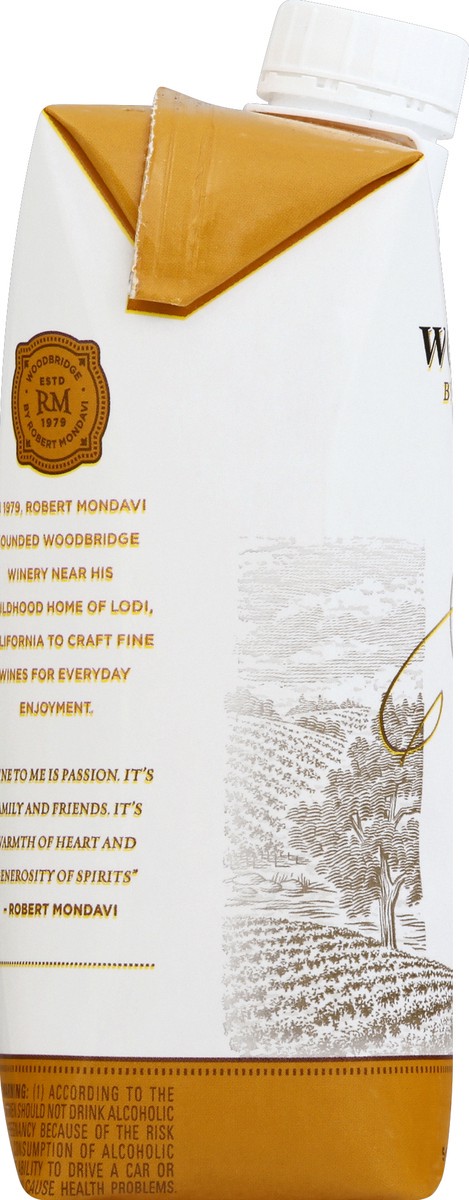 slide 4 of 7, Woodbridge by Robert Mondavi Chardonnay White Wine, 500 mL Box, 16.9 fl oz