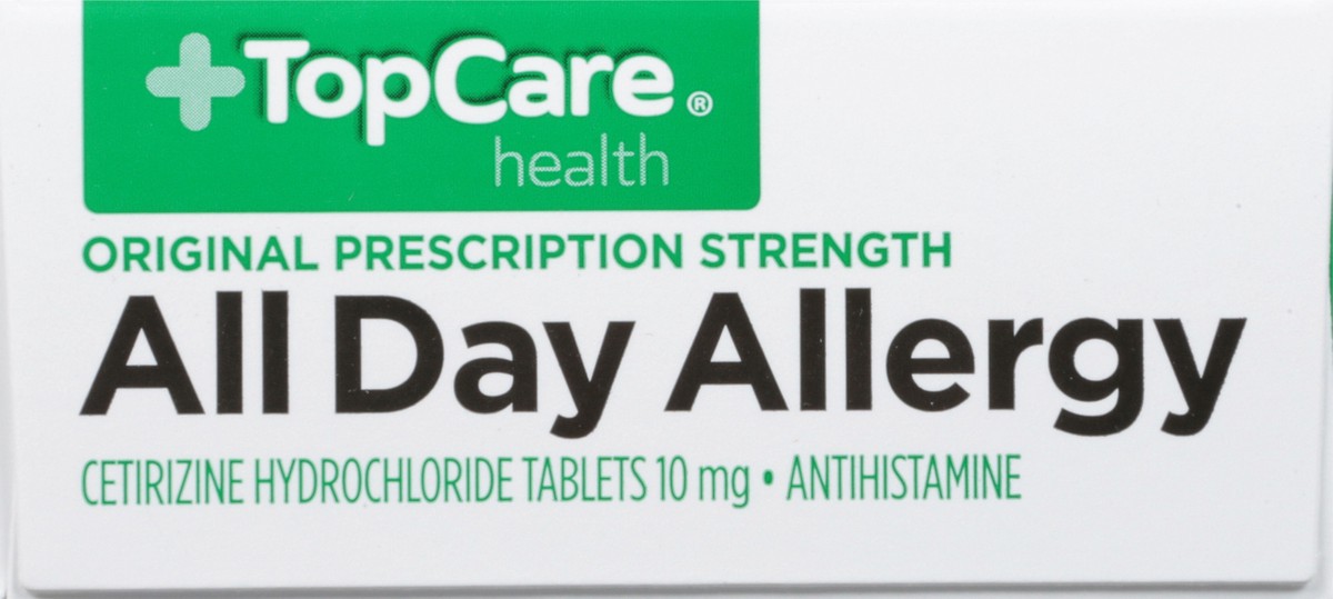 slide 4 of 9, TopCare Allergy Cetirizine 10Mg, 30 ct