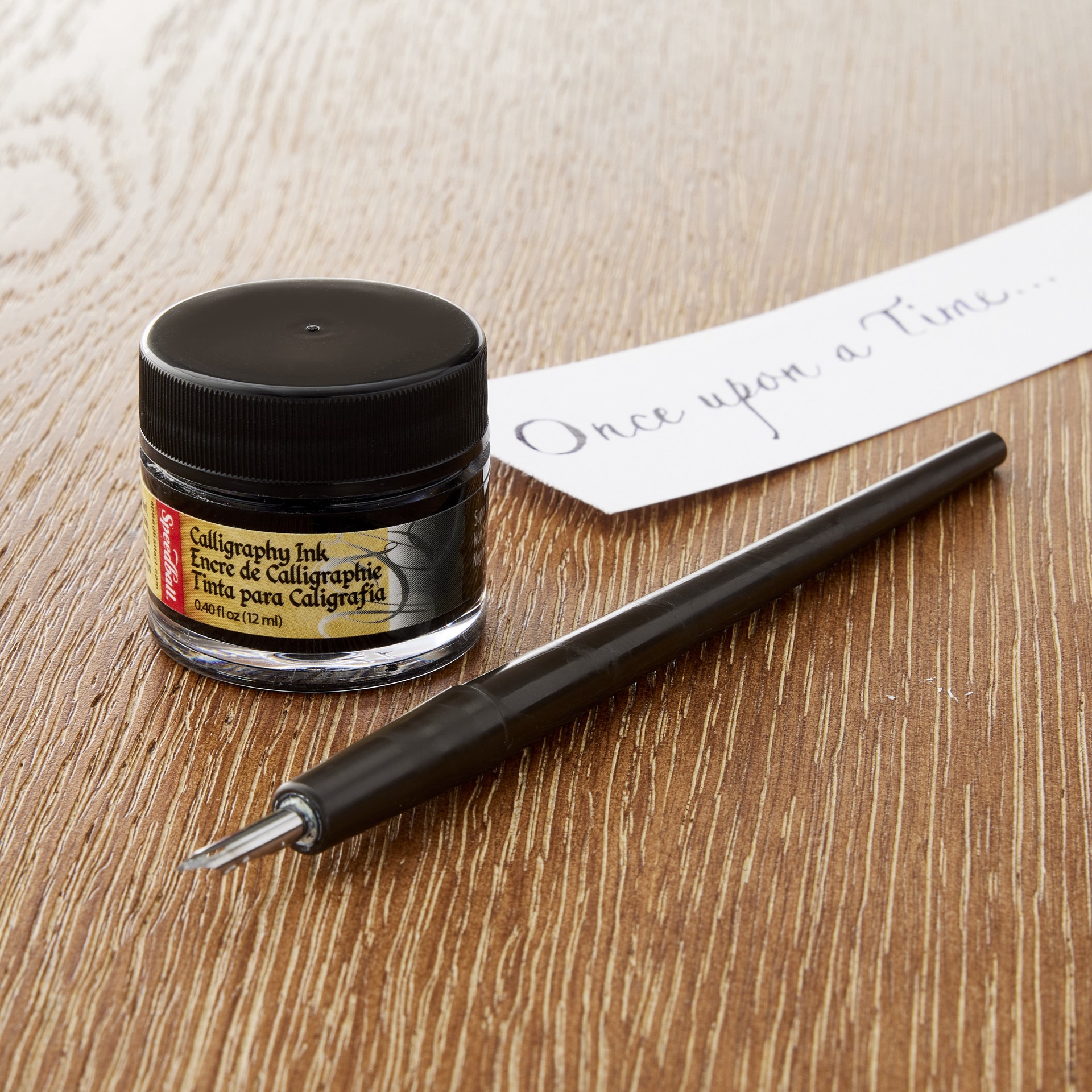 slide 2 of 2, Speedball Calligraphy Pen Set - Black, 2 ct