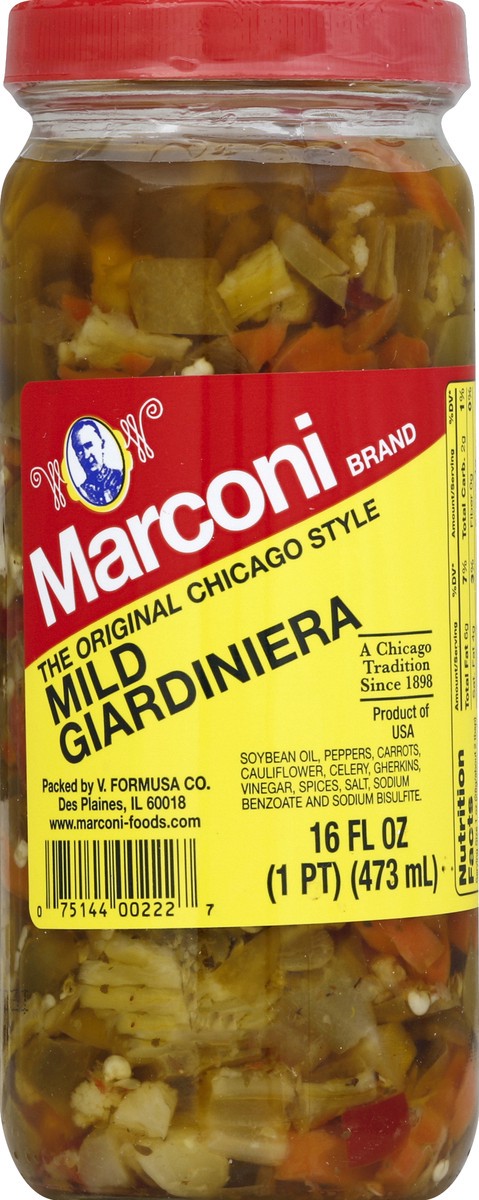 slide 1 of 3, Marconi Mild Giardiniera, 16 oz