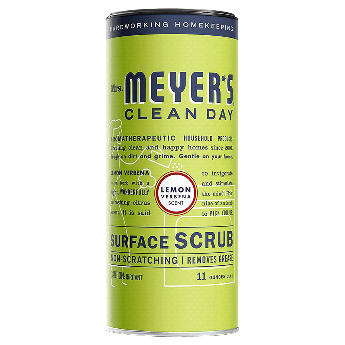 slide 1 of 1, Mrs. Meyer's Cleaner Surface Scrub Lemon Verbena, 11 fl oz
