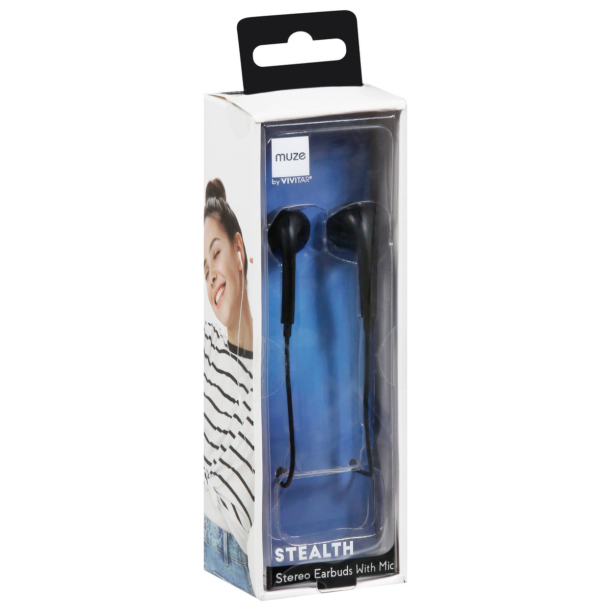 slide 5 of 9, Muze Stealth Stereo Earbuds with Mic 1 ea, 1 ea