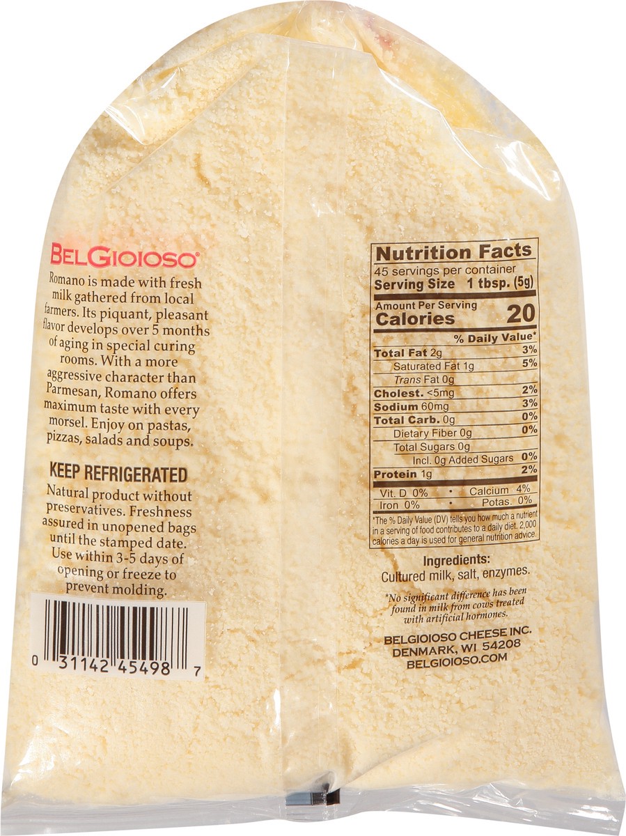 slide 7 of 10, BelGioioso Freshly Grated Romano Cheese Twist Tie Bag 8oz., 8 oz