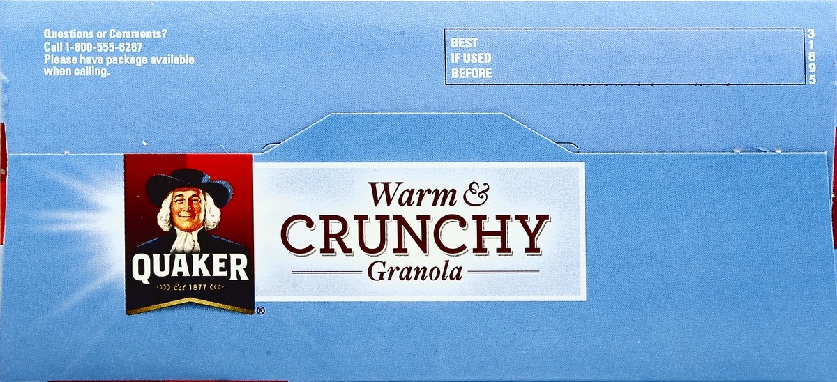 slide 2 of 4, Quaker Apple Cinnamon Warm & Crunchy Granola, 8 ct; 13.5 oz