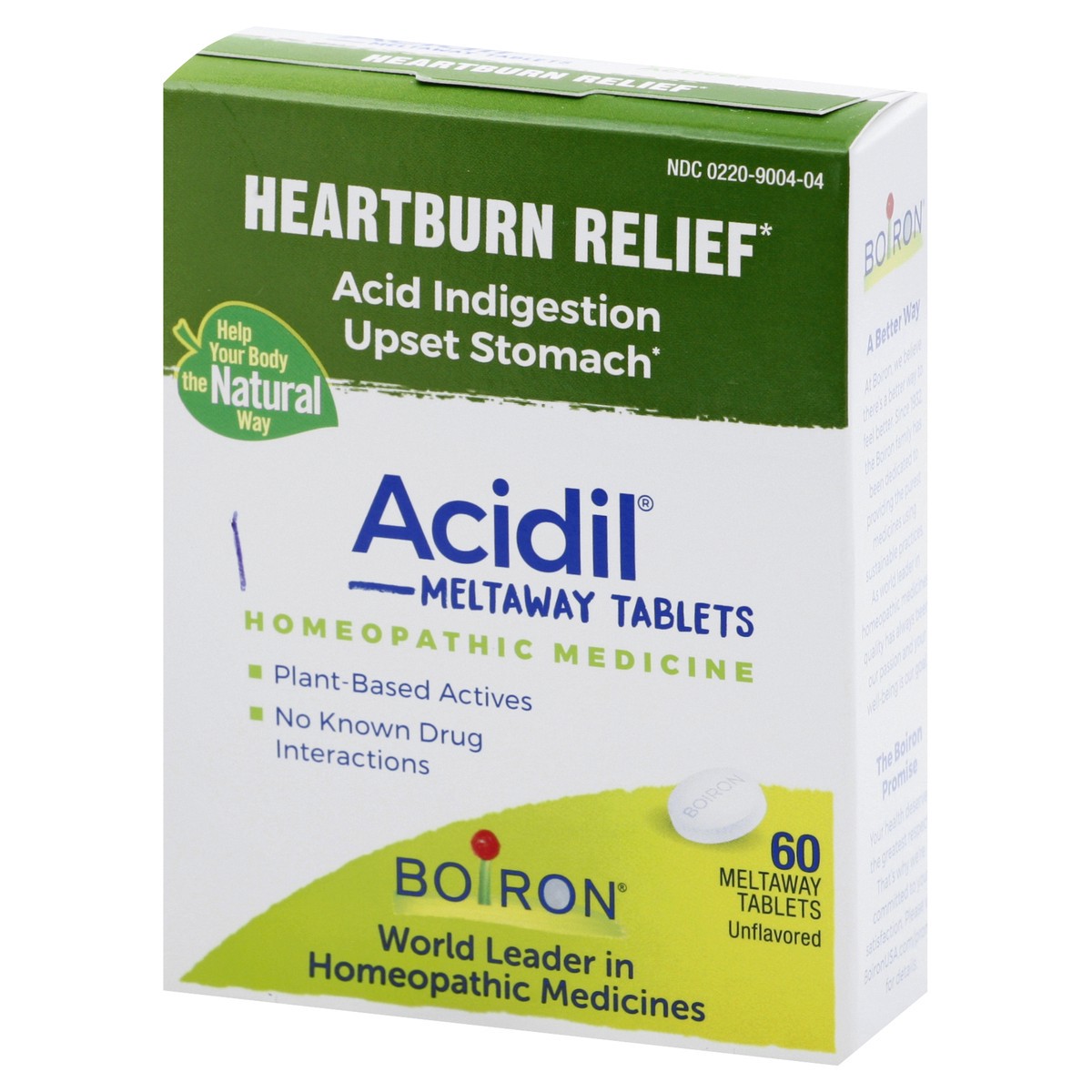 slide 8 of 9, Acidil Meltaway Tablets Heartburn Relief 60 ea, 60 ct