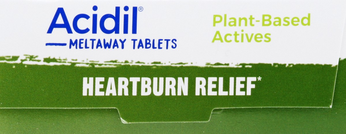 slide 7 of 9, Acidil Meltaway Tablets Heartburn Relief 60 ea, 60 ct