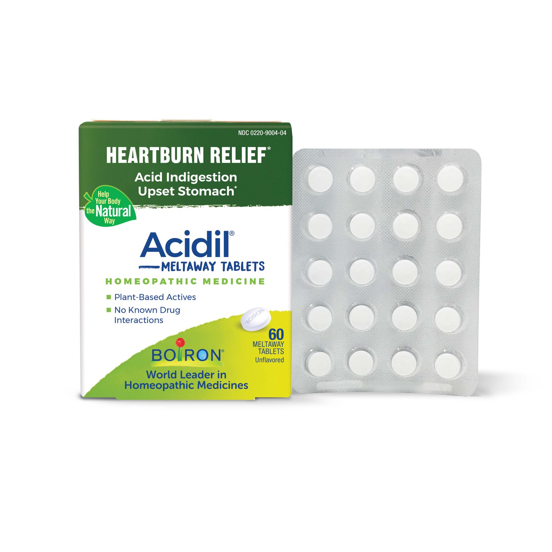 slide 1 of 9, Boiron Acidil 60 Tablets, 60 ct