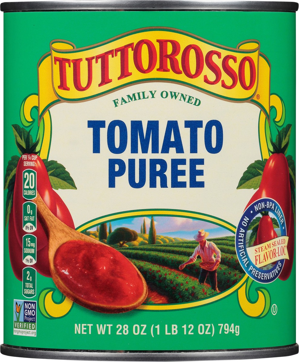 slide 5 of 7, Tuttorosso® tomato puree, 28 oz