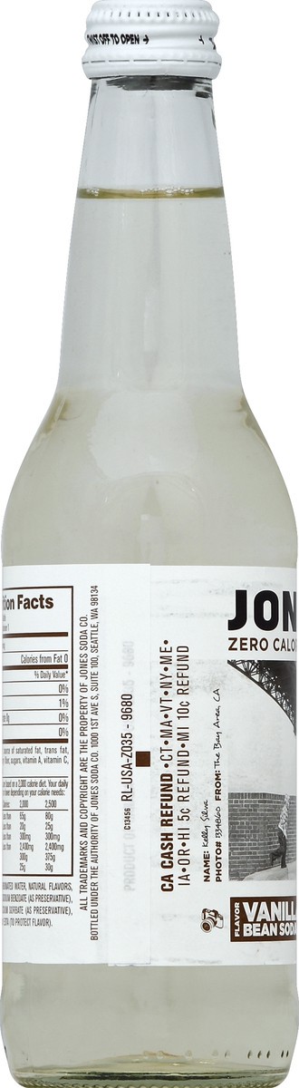 slide 2 of 4, Jones Zilch Vanilla Bean - 12 oz, 12 oz