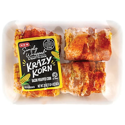 slide 1 of 1, H-E-B Simply Wrapped Krazy Korn, 20 oz