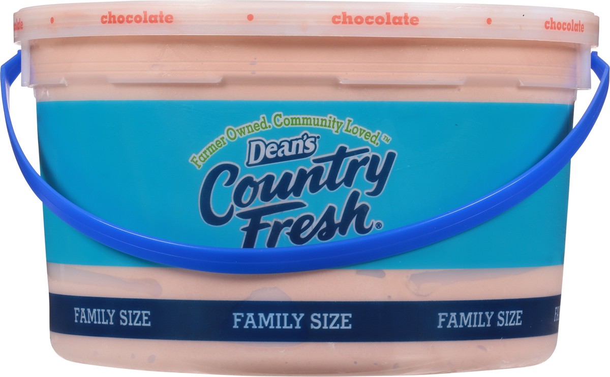 slide 8 of 9, Country Fresh Reduced Fat Chocolate Ice Cream Family Size 4 qt, 4 qt